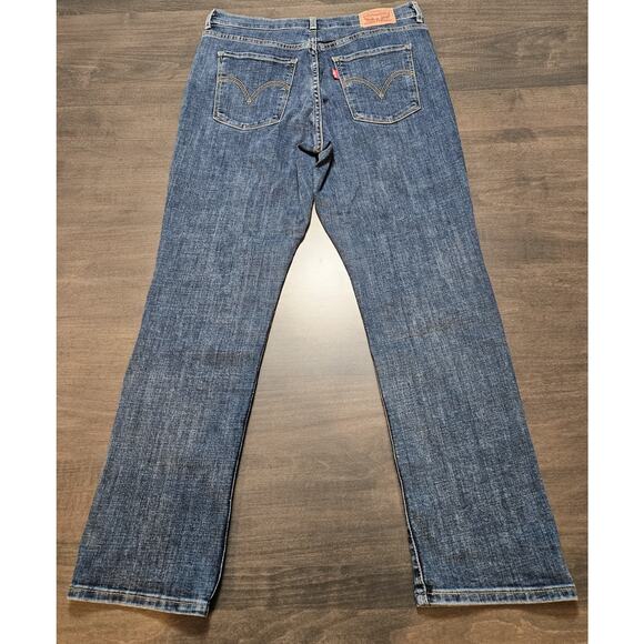 Levi’s Women's Mid Rise Classic Straight Leg Denim Jeans Stretch Size 8S (29×28) - Picture 2 of 9